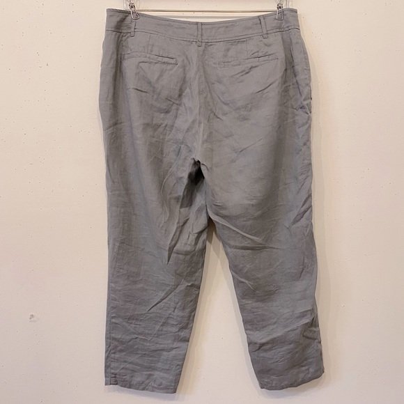 Eileen Fisher linen Capri pants - Picture 3 of 7